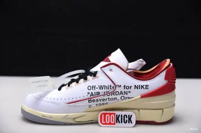 Boostmaster lin White Low Jordan Retro Off-White 2 SP DJ4375-106 Red 0507